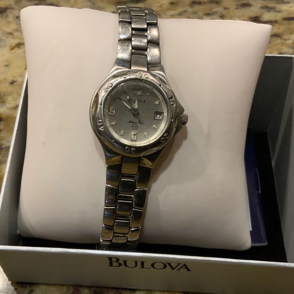 Bulova Marine Star stainless steel watch